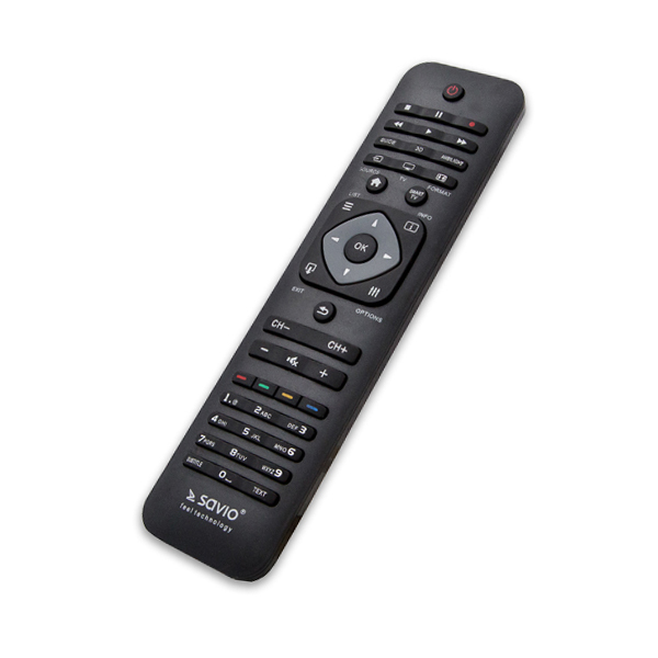Image of Savio RC-10 remote control IR Wireless TV Press buttons