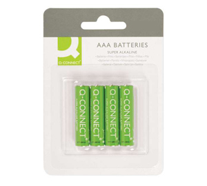 Q-CONNECT+4+x+AAA+Single-use+battery+Alkaline