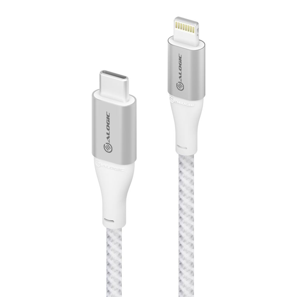 Photos - Cable (video, audio, USB) ALOGIC Super Ultra USB-C to Lightning Cable - 1.5m - Silver ULC8P1.5-SLV 