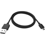 Vision TC-2MUSBM-BL USB cable 2 m USB 2.0 USB A Micro-USB B Black