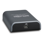 Tripp Lite U244-001-R USB 2.0 to DVI/VGA External Multi-Monitor Video Card, 128 MB SDRAM, 1920 x 1080 (1080p) @ 60 Hz