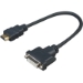 Vivolink PROHDMIADAPDVI video cable adapter 0.2 m HDMI DVI Black