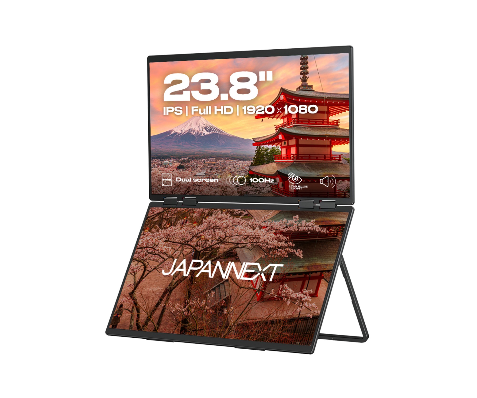 JAPANNEXT JN-DMD-IPS238F-C4 computer monitor 60.5 cm (23.8") 1920 x 1080 pixels Full HD LCD Black