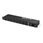 StarTech.com 8-Port Rack-Mount PDU with C13 Outlets - 16 A - 10 ft. Power Cord (AS3112) - 1U