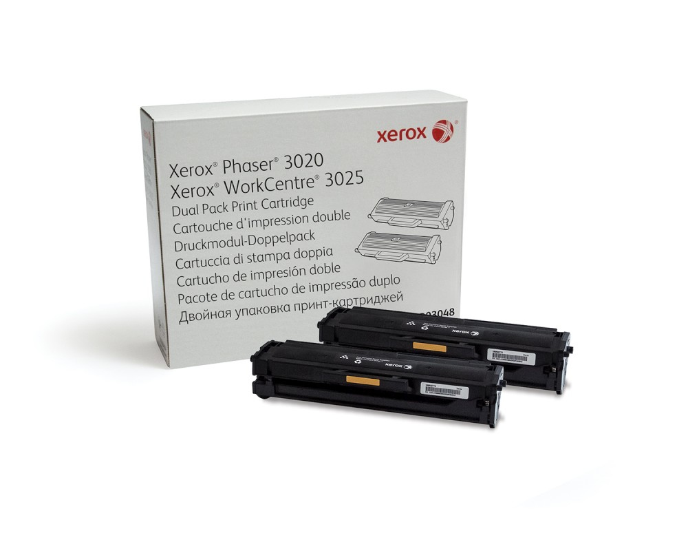 Image of Xerox 106R03048 Toner cartridge twin pack, 2x1.5K pages ISO/IEC...