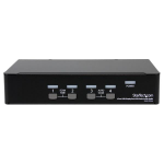 StarTech.com USB DisplayPort KVM-switch med 4 portar och audio