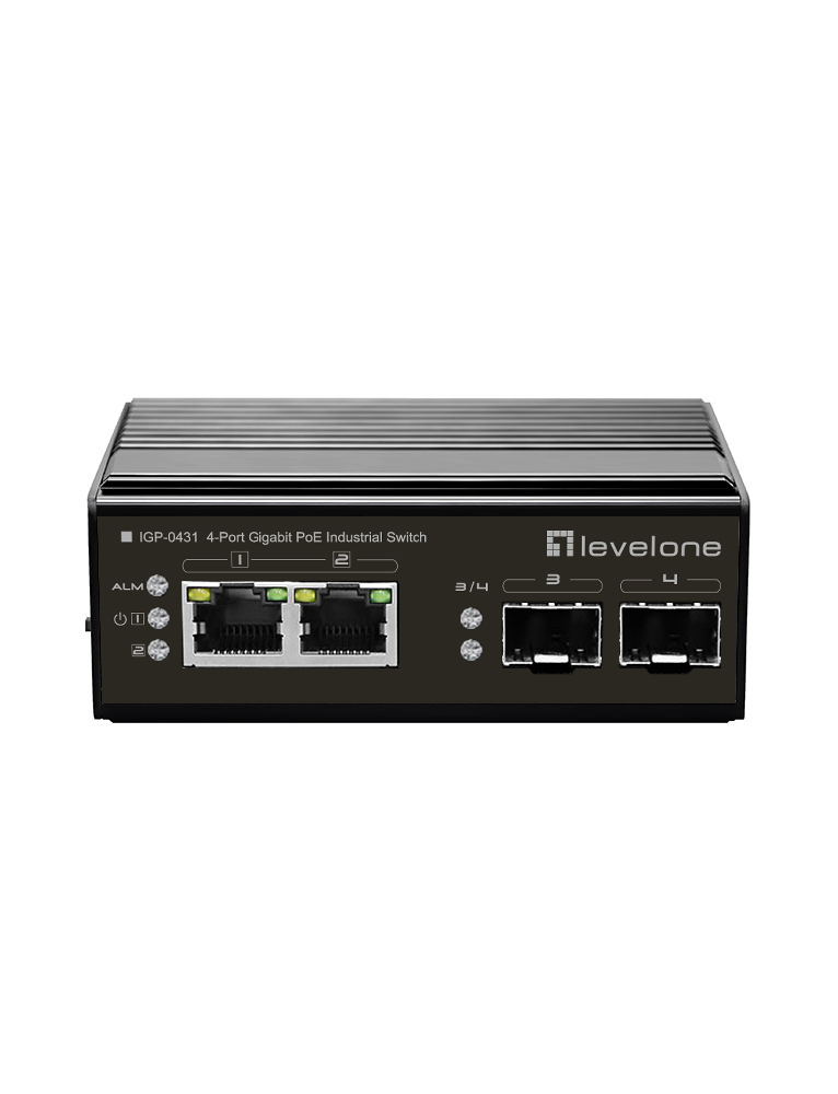 Image of LevelOne IGP-0431 network switch Gigabit Ethernet (10/100/1000)...