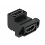 DeLOCK 81308 tussenstuk voor kabels HDMI Type A (Standard) Zwart
