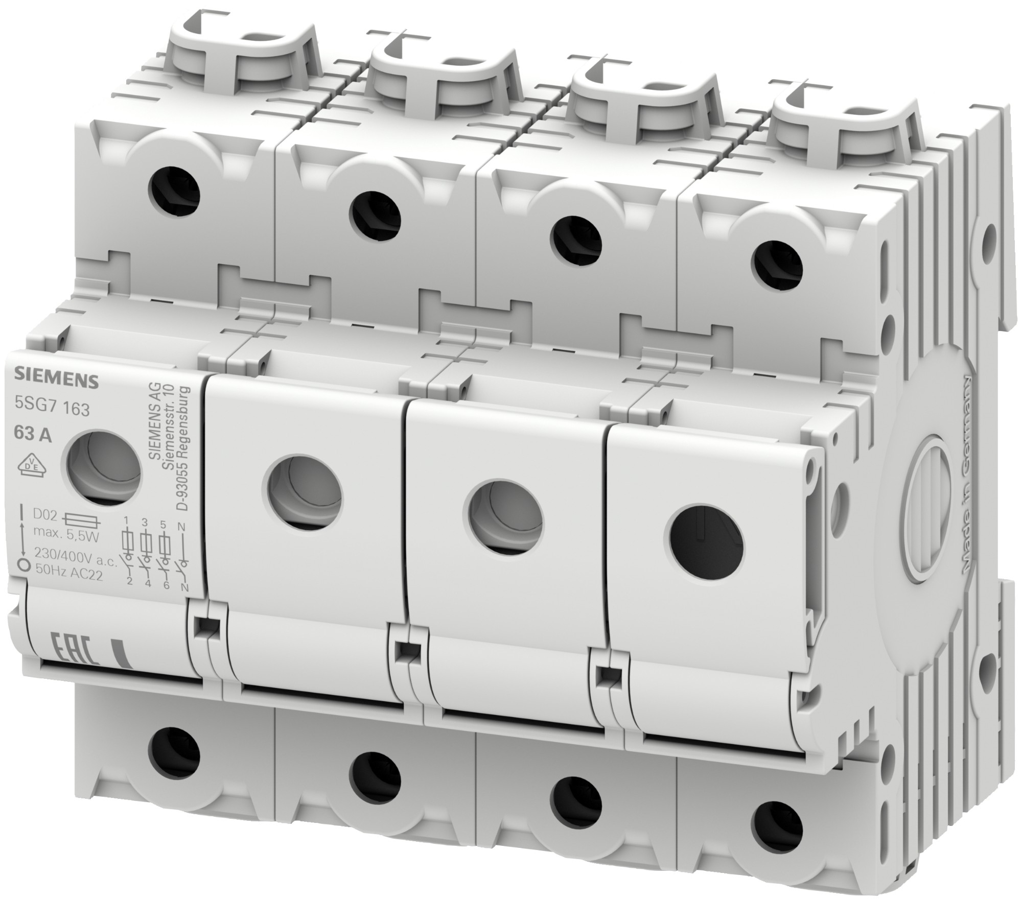 Siemens switch disconnector with fuse