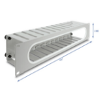 DeLOCK 67280 rack-toebehoren Paneel voor kabelbeheer