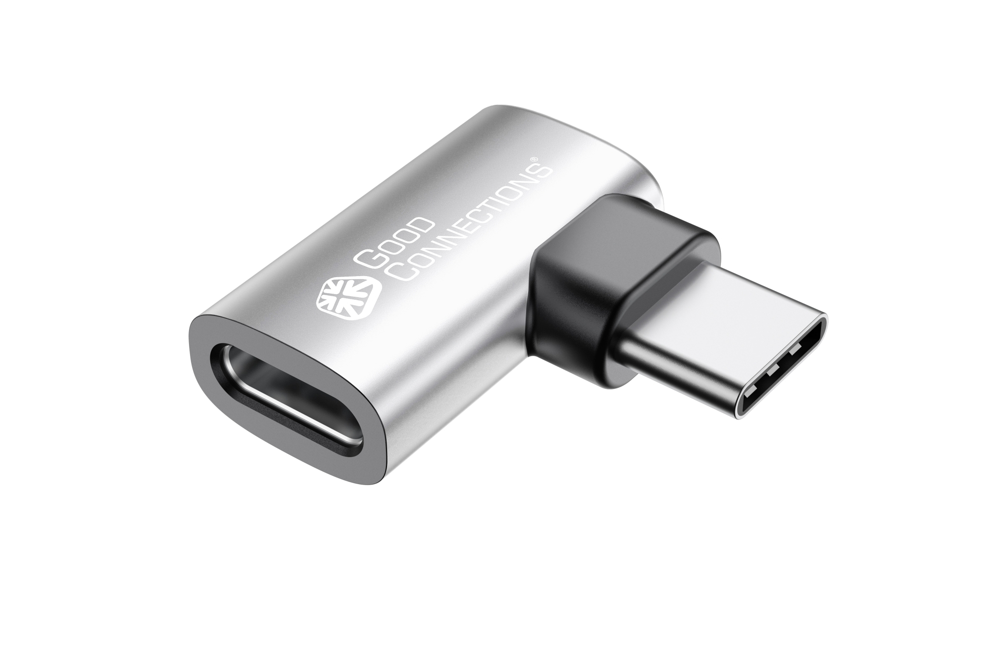 Alcasa USB-AD400 cable gender changer USB 4.0 Gen.3x2 USB-C Silver