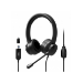 Port Designs 901605 headphones/headset Wired Head-band USB Type-A Black