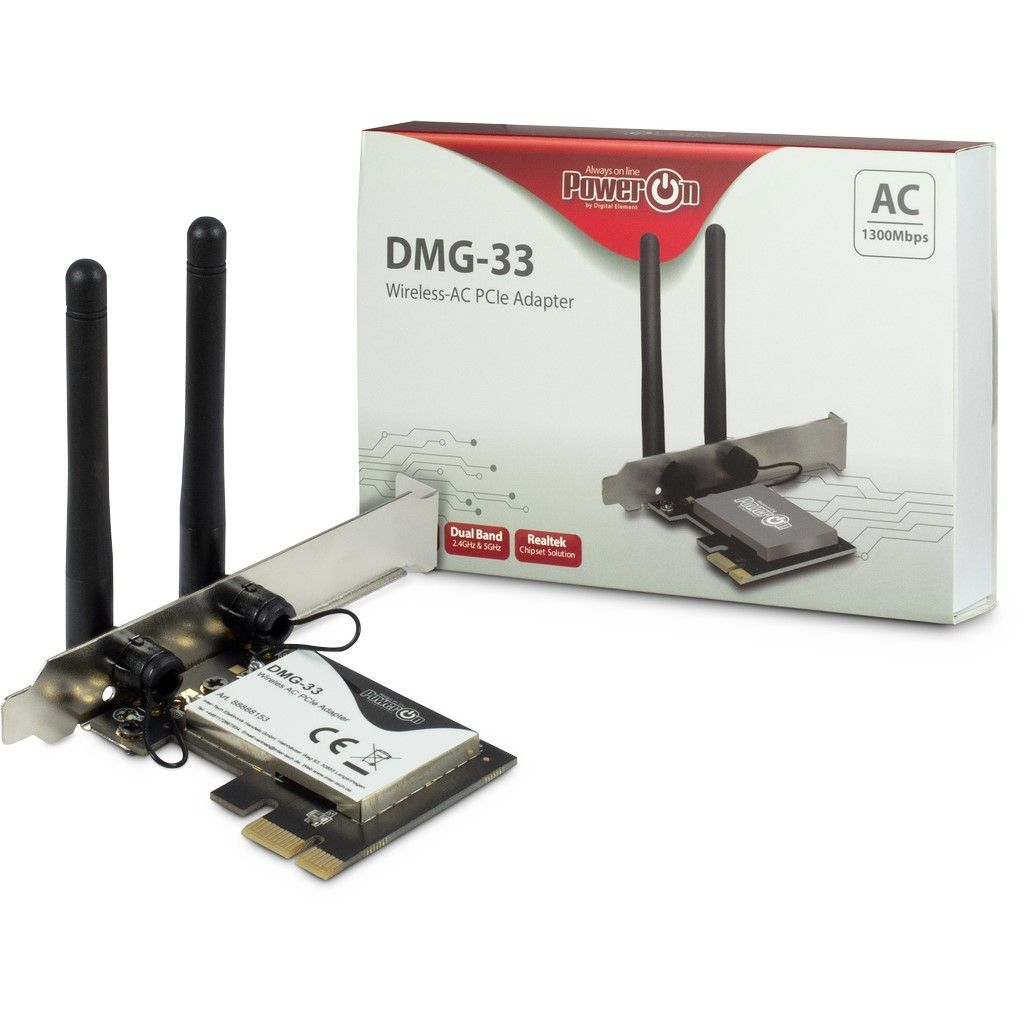Image of Inter-Tech DMG-33 Internal WLAN 1300 Mbit/s
