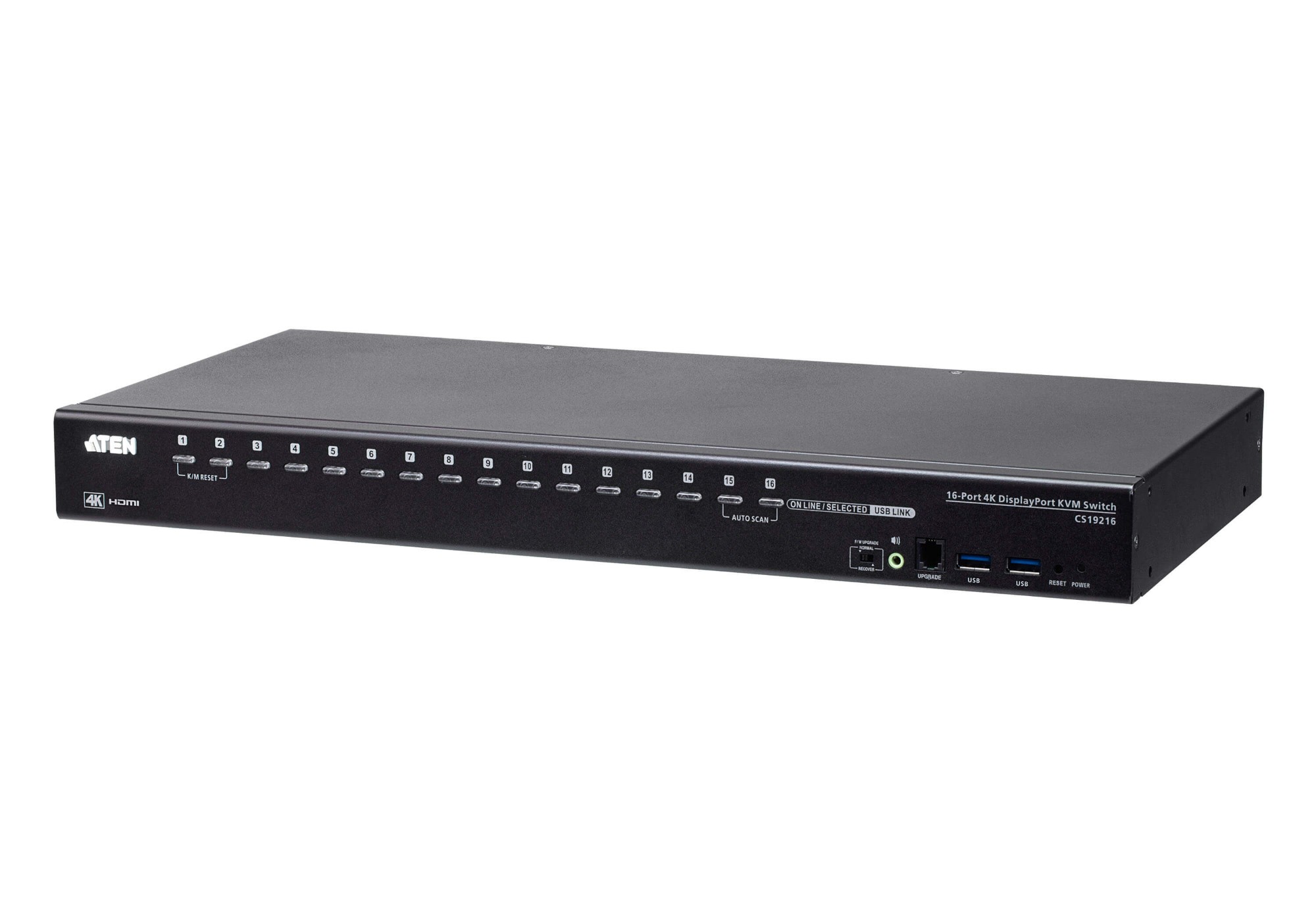 ATEN CS19216 KVM switch Rack mounting Black