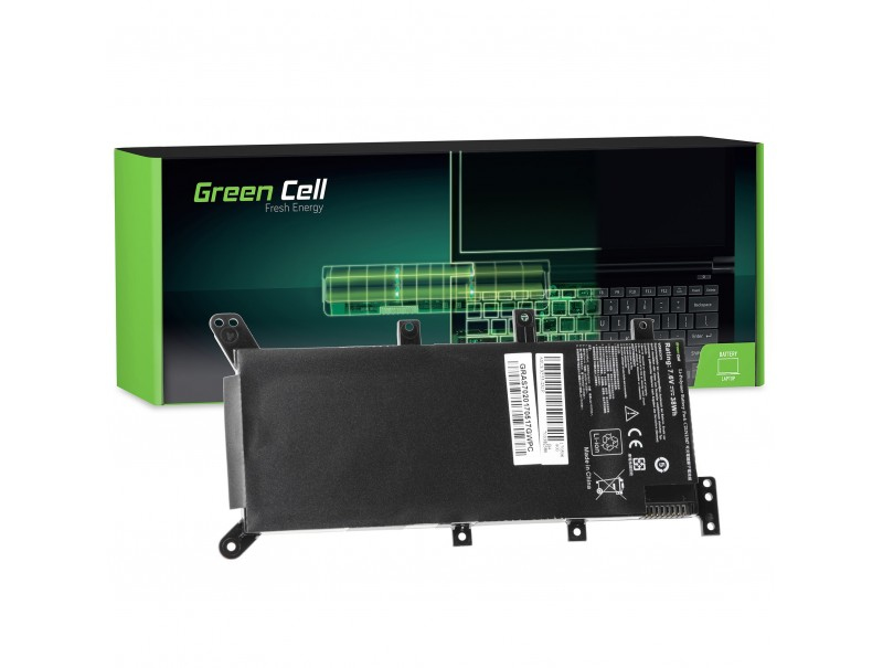 AS70 GREEN CELL Batteri for Asus R556 etc., 7.6V 4000mAh