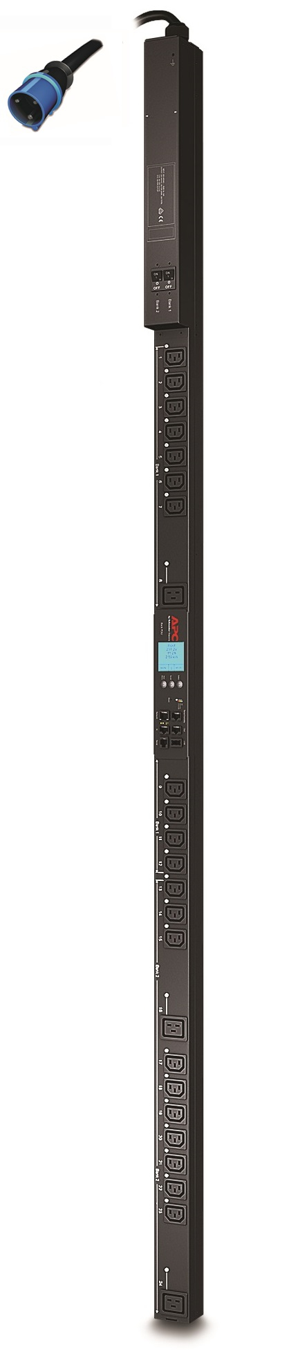 Photos - Server Component APC Switched Rack PDU power distribution unit  24 AC outlet(s) 0U AP8 (PDU)