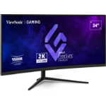 Viewsonic VX3418C-2K computer monitor 86.4 cm (34") 3440 x 1440 pixels UltraWide Quad HD Black
