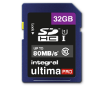 Integral 32GB SDHC CL10 UHS 1 U1 80 MB/S