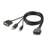 Belkin F1DN2MOD-HC-DP6 KVM cable Black 1.8 m