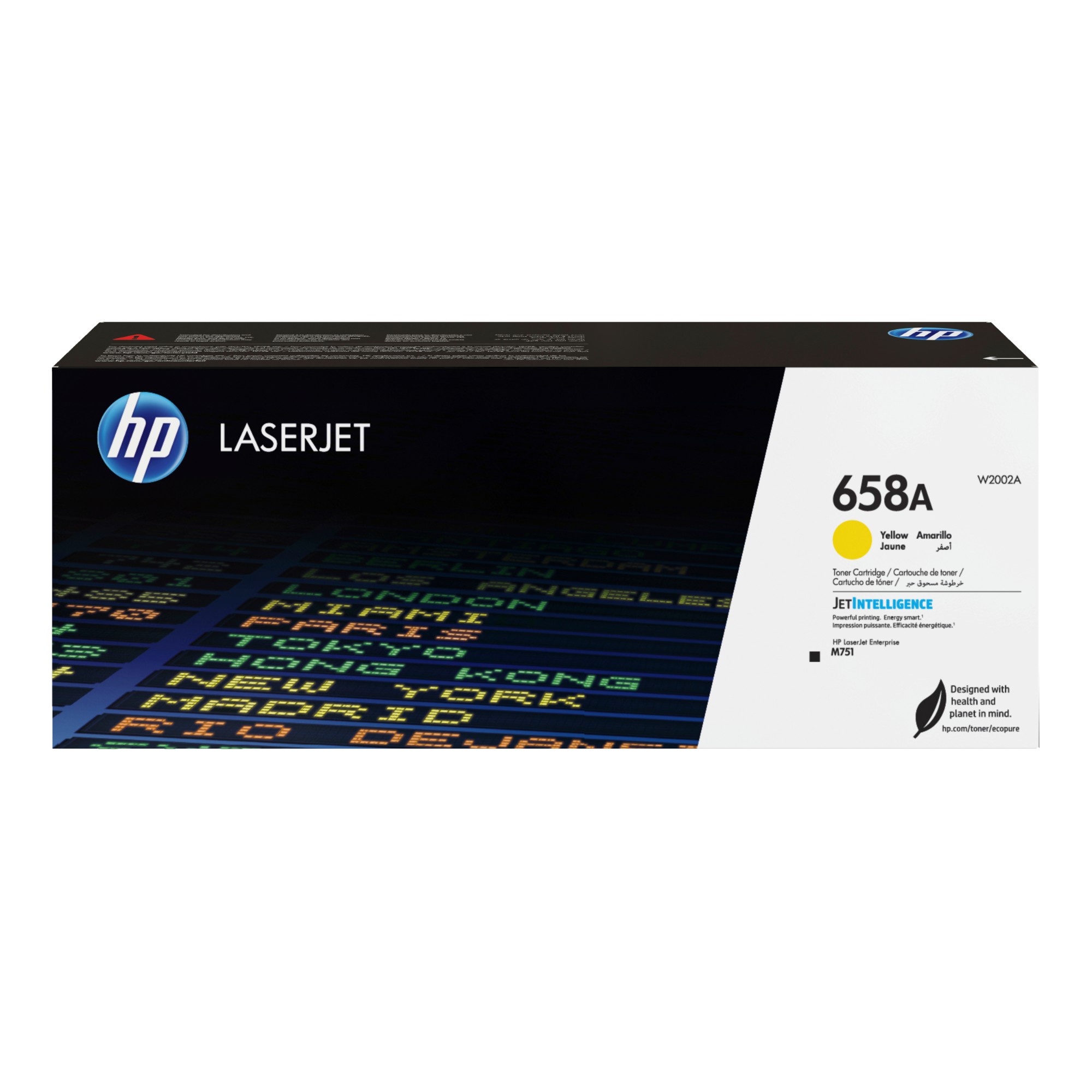 Hp Yellow W2002a/658A Toner 6K Pages Iso/Iec 19752 For M 751