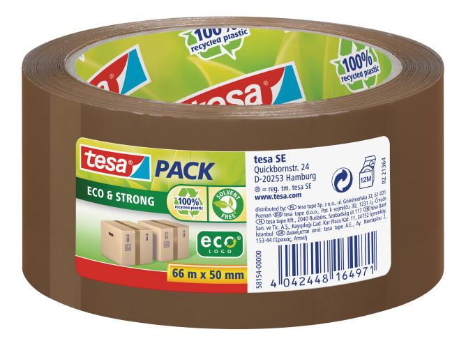 Image of TESA 58154-00000-00 stationery tape 66 m Brown 1 pc(s)