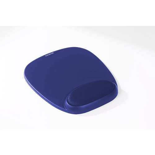 Kensington Foam Mouse Mat with Cushioned Wristrest Blue 64271