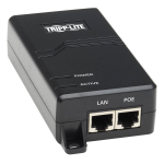 Tripp Lite NPOE-30W-1G PoE adapter Fast Ethernet, Gigabit Ethernet