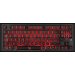XZEAL XSATGA1B teclado Juego USB QWERTY Negro