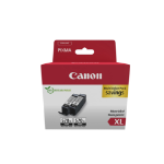Canon 0318C010/PGI-570PGBKXL Ink cartridge black high-capacity pigmented twin pack Blister with security, 2x1K pages ISO/IEC 24711 22ml Pack=2 for Canon Pixma MG 5750/7750