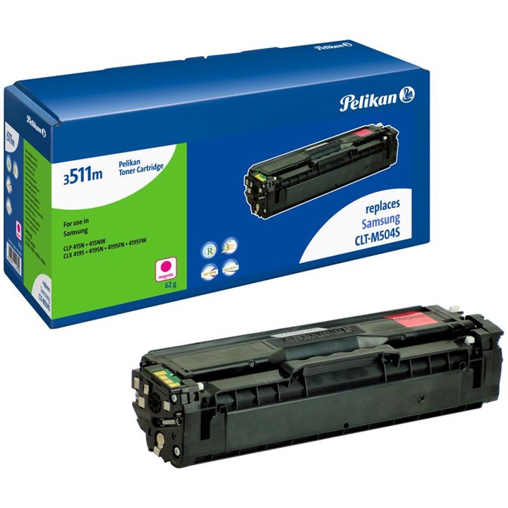 Image of Pelikan Laser Toner For Samsung CLT-M504S Magenta
