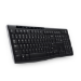 Logitech Wireless Keyboard K270 Tastatur RF Wireless QWERTZ Tschechisch Schwarz