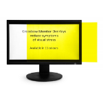 Crossbow Education Monitor Overlay Yellow - 24 Widescreen (299 x 529 mm)..