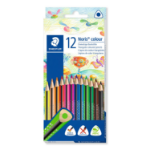 Staedtler 187 Black, Blue, Brown, Green, Light Blue, Light Green, Mauve, Orange, Peach, Red, Yellow 12 pc(s)