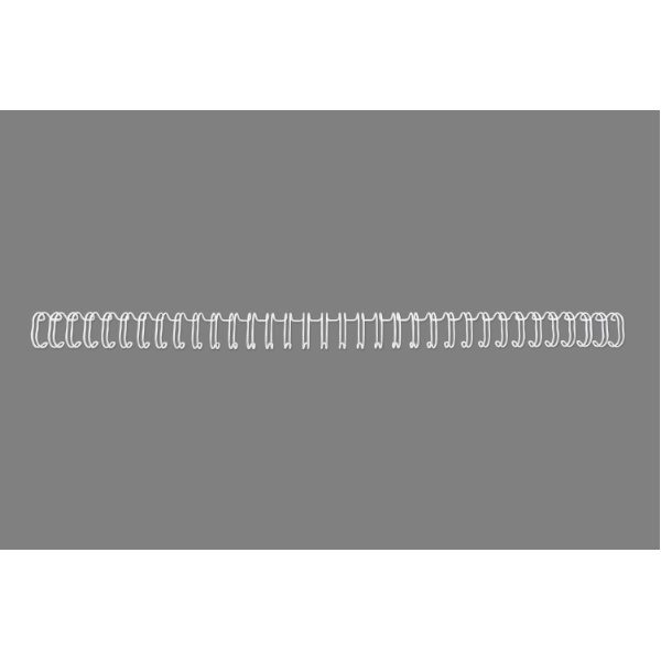Image of GBC WireBind Binding Wires 3:1 No4 6mm A4 White (100)