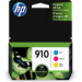 HP 910 3-pack Cyan/Magenta/Yellow Original Ink Cartridges