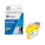 CTS Wholesale Comp Brother LC422XLY High Capacity Yellow Ink Cartridge 19ml