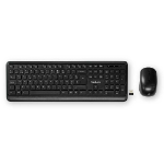 Nedis KBMCW100BKBE clavier Souris incluse Bureau RF sans fil AZERTY Belge Noir