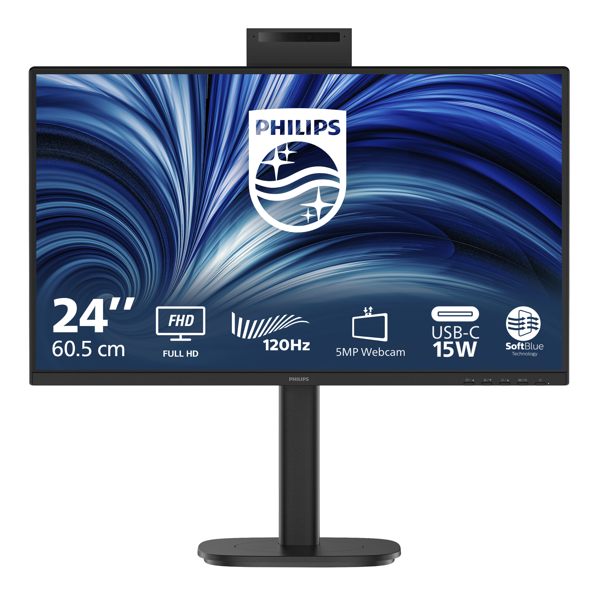 Philips Black 3000 Series 24B2n3200jh/00 Computer Monitor 60.5 Cm (23.8"