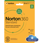 NortonLifeLock 360 Standard 2022, Antivirus Software for 1 Device, 1-year Subscription, Includes Secure VPN, Password Manager and 10GB of Cloud Storage, PC/Mac/iOS/Android, Activation Code by email - ESD