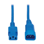Tripp Lite P004-002-ABL power cable Blue 23.6" (0.6 m) C13 coupler C14 coupler