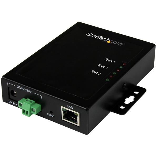Image of StarTech.com 2-Port Serial-to-IP Ethernet Device Server - RS232 -...