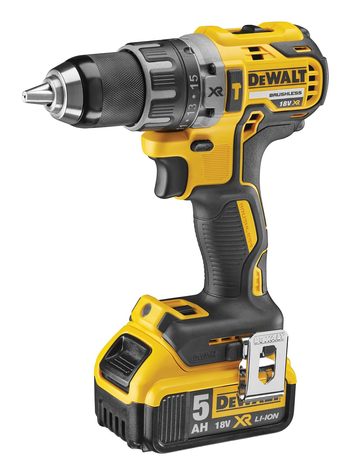 DeWALT DCD791P2-QW drill Black, Yellow