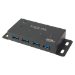 LogiLink UA0149 interface hub 5000 Mbit/s Grijs