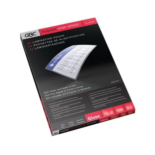 GBC Lamination Pouch A4 High Speed 75 Micron