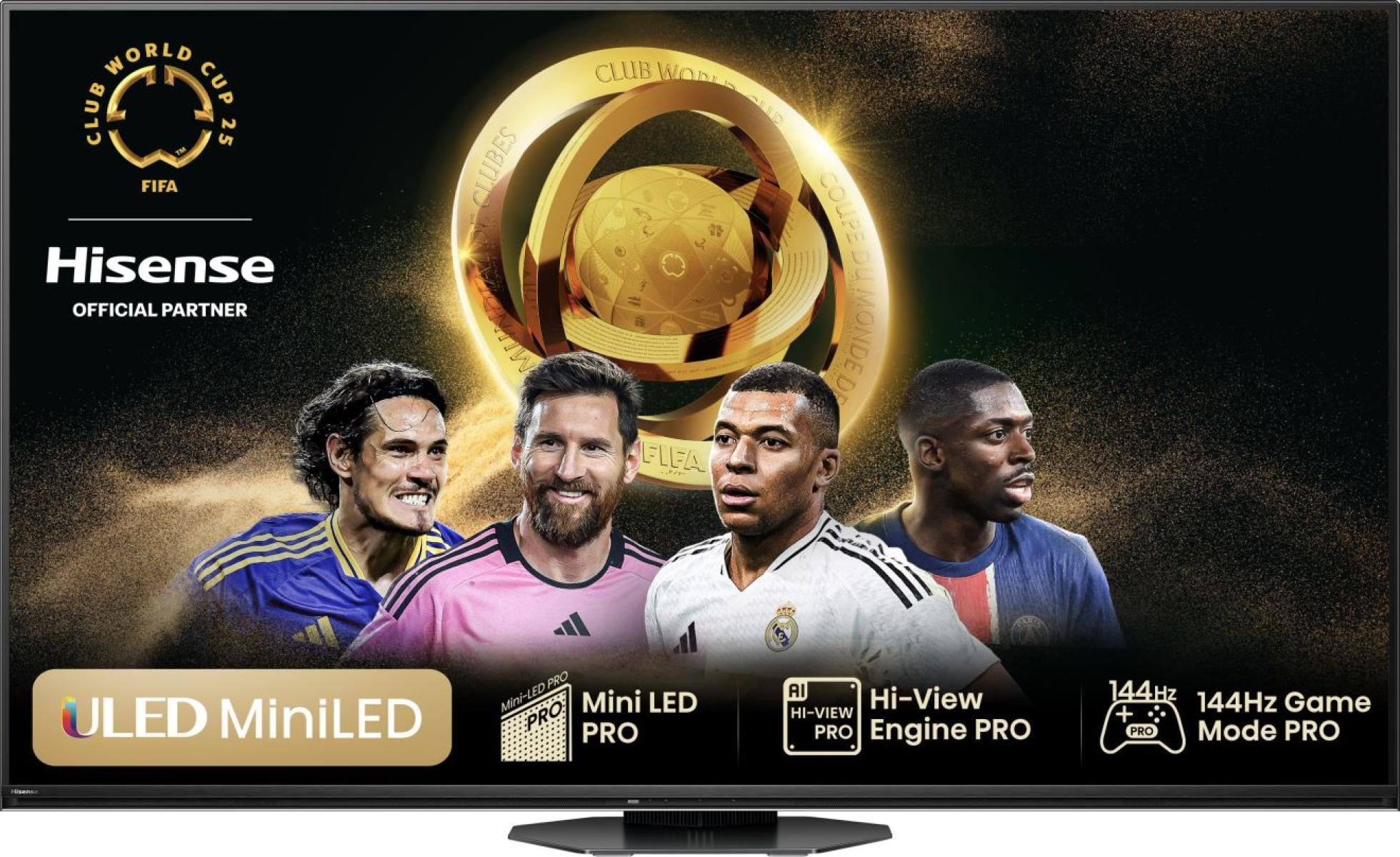 Hisense 75U8NQ 190.5 cm (75") 4K Ultra HD Smart TV Black 3000 cd/mÂ²