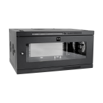 Tripp Lite SRW6UDPGVRT rack cabinet 6U Wall mounted rack Black