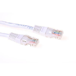 ACT Witte 1 meter U/UTP CAT5E patchkabel met RJ45 connectoren