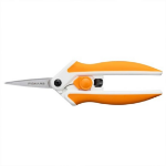 Fiskars 1070029 stationery/craft scissors Art & Craft scissors Figure cut + Straight cut Orange, White