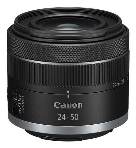 Canon RF 24-50 mm F4.5-6.3 IS STM Camera Lenses. Black
