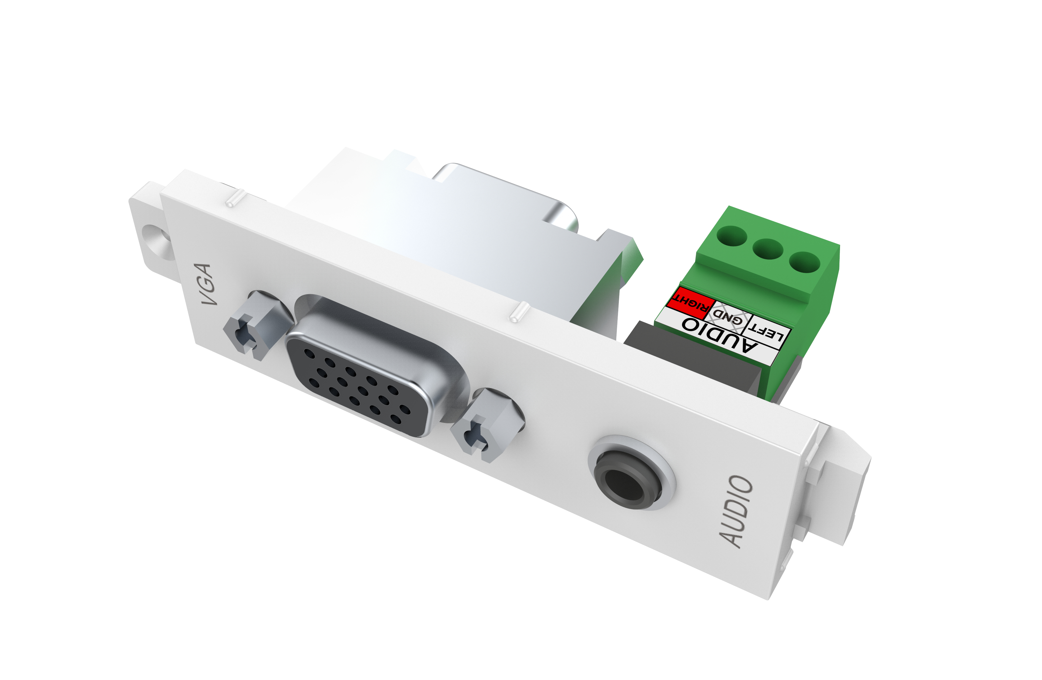 Image of Vision TC3 VGAF3.5MMD socket-outlet VGA + 3.5 mm White